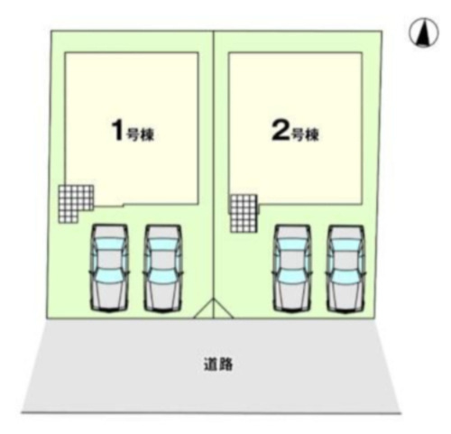 福岡市早良区田隈2期の区画図
