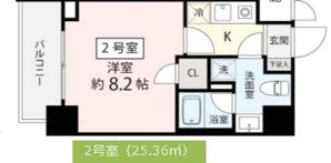ヴィエルジュ錦糸町太平の間取り