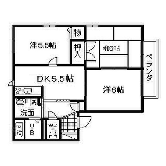 【間取り】 | サンプレイス貝塚A棟