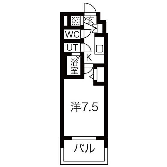 【間取り】 | フォーリアライズ天神橋ルーチェ