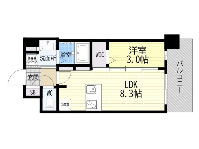 (仮称)西中島4丁目新築マンションの間取り