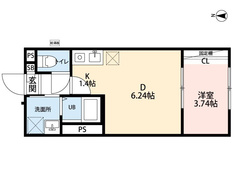 レジダリア西所沢の間取り