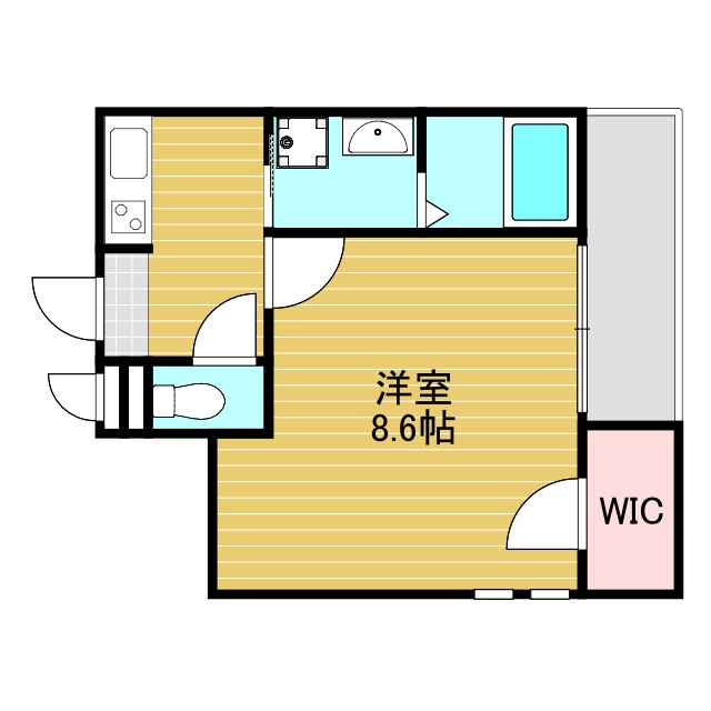 ラフィーネ豊里の間取り