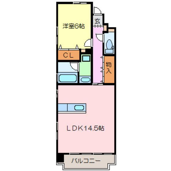 キャッスルマンション豊岡の間取り