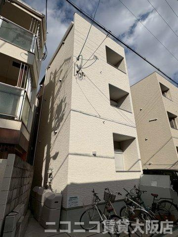 大阪市東成区大今里南３丁目のアパートの外観