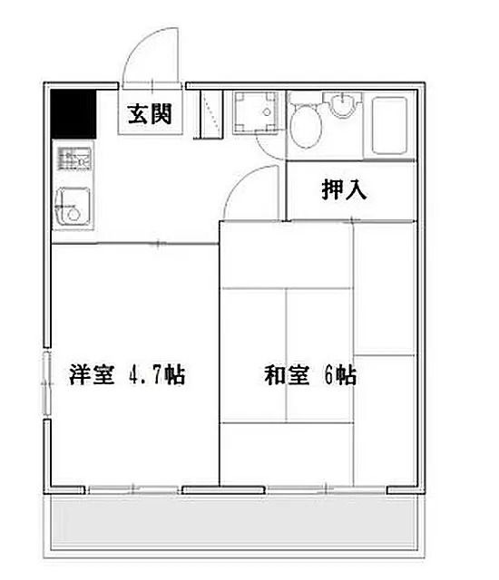 佐野宝マンションの間取り