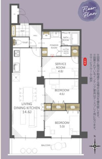 【間取り】パークサイド明石 
