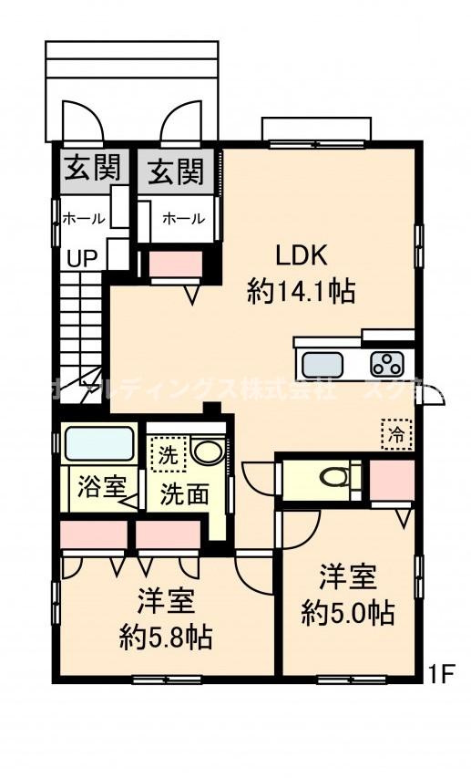 スクワールおおいⅡの間取り