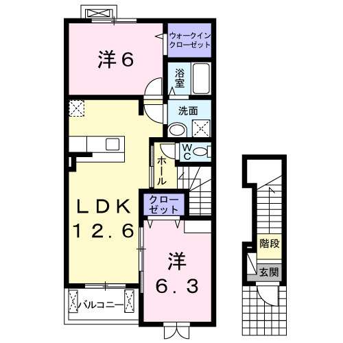 ベルアンジュの間取り