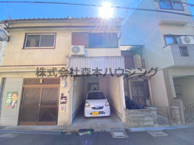 【外観】 | 　四條畷市中野新町11テラスハウス | 落ち着いた雰囲気の外観です