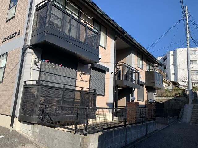 ソレイユエフＡ棟の外観