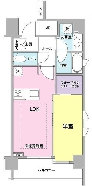 リヴェール赤坂の間取り|間取りです。