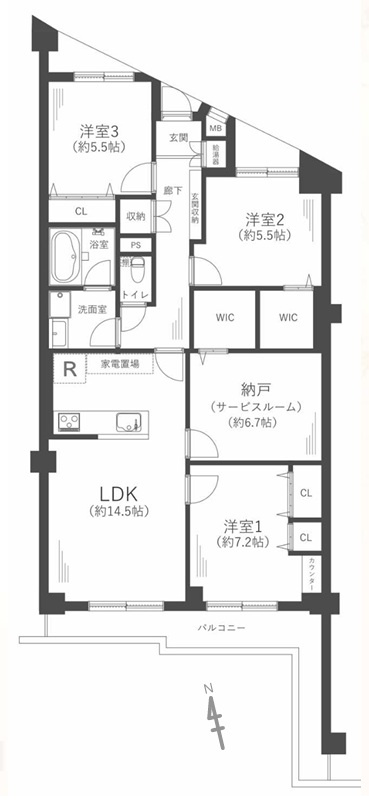 プレジデント箕面B棟の画像