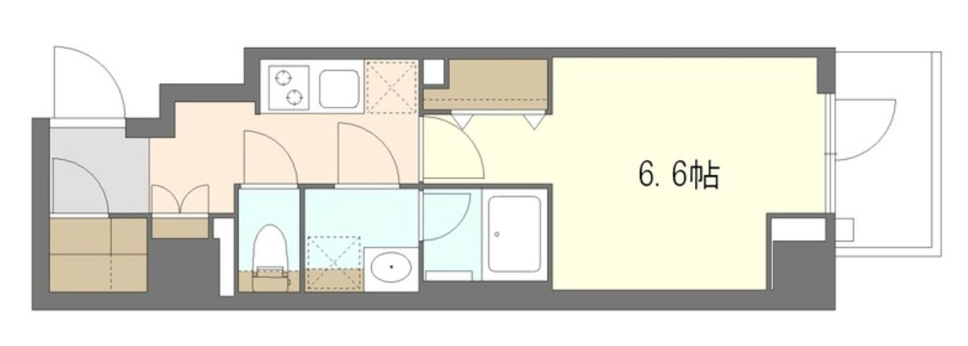 S-RESIDENCE原木中山azureの間取り