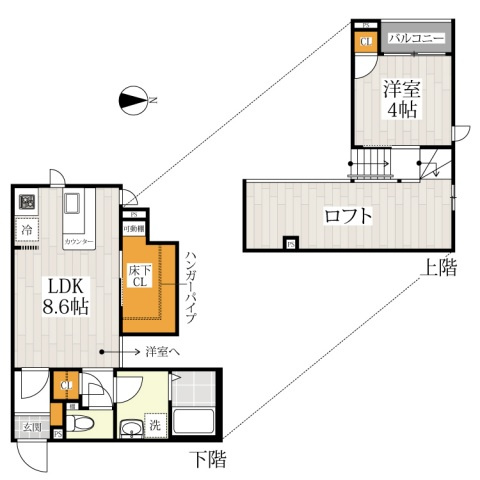 【間取り】 | CB和白プレベール