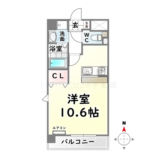 【間取り】 | ジュネス瑞穂【名古屋市賃貸・AL付き】