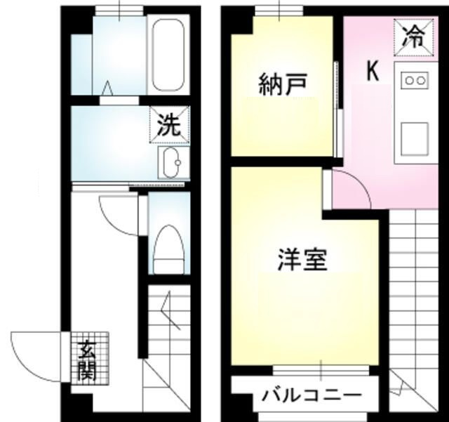 ＬＵＭＩＥＲＥ南品川Ａの間取り|間取りです。