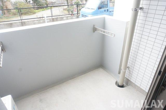 熊本市東区下南部２丁目の賃貸マンションのバルコニー