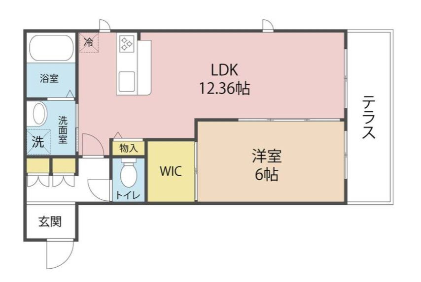 ローズパーク五番館の間取り