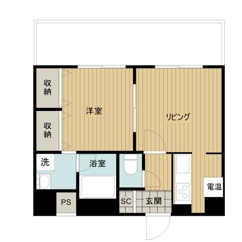 コルテ・ビラージュの間取り