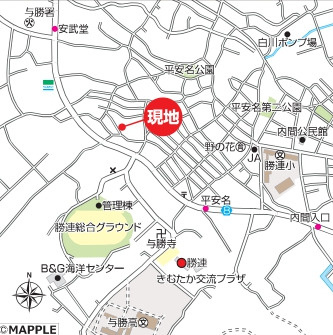 うるま市勝連平安名469番（全3棟）の地図|地図♪
