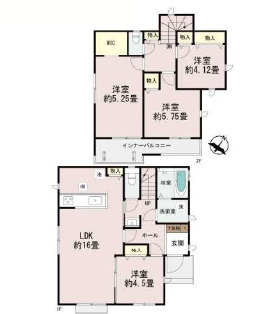 うるま市勝連平安名469番（全3棟）の間取り|B号棟　3190万円