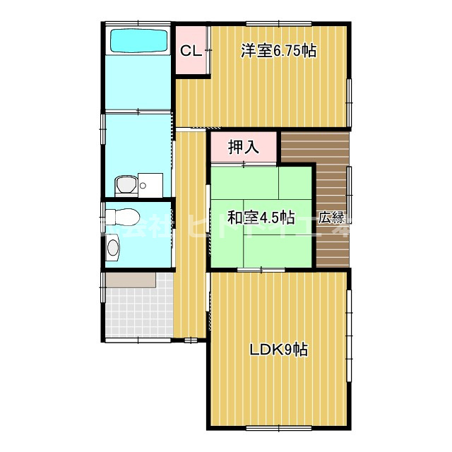 吹春一戸建の間取り