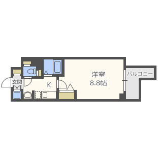 ディナスティ松屋町Ⅱの間取り