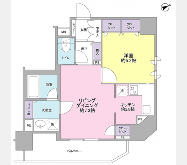 【間取り】 | サンピエス大森 | 間取