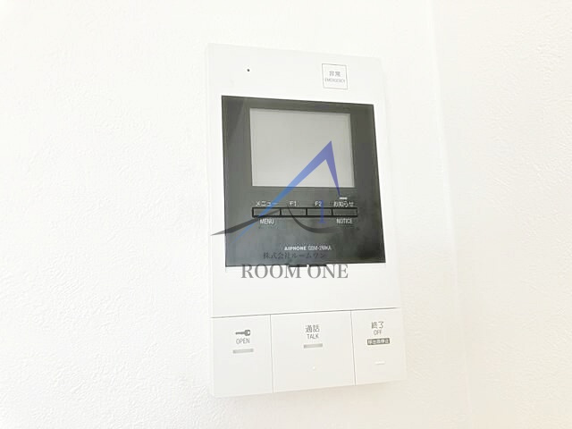 ハイブリッジクリニックマンションのセキュリティ|モニター付きインターホンです。
