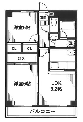ハイブリッジクリニックマンションの間取り|間取りです。