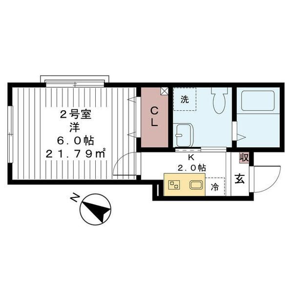 AJ津田沼Ⅱの間取り