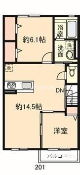 スクワールおおいⅠの間取り