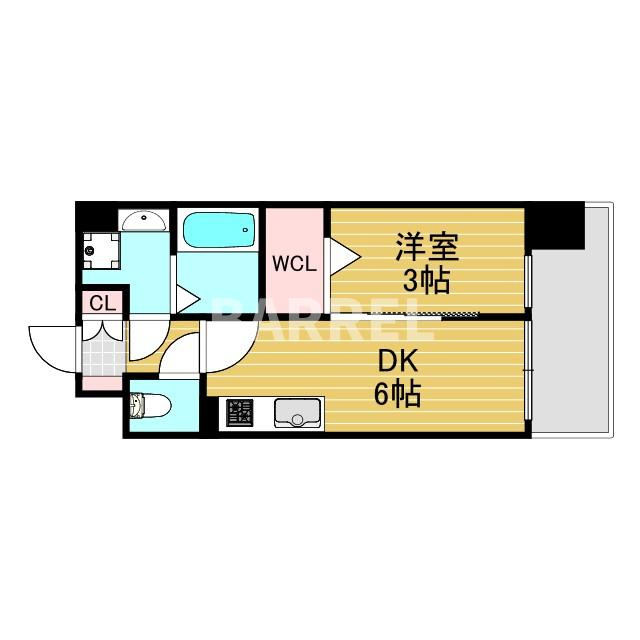プレサンス東淀川駅前プローシェの間取り