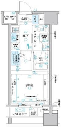 メインステージ平和島Ⅱの間取り