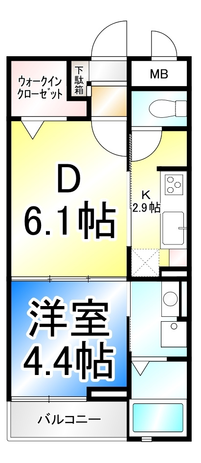 グラミスみわの間取り