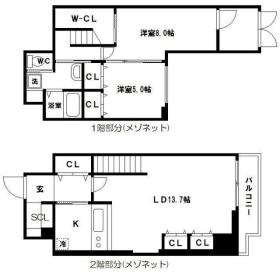 Ｙ’s大手通の間取り