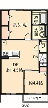 スクワールおおいⅠの間取り