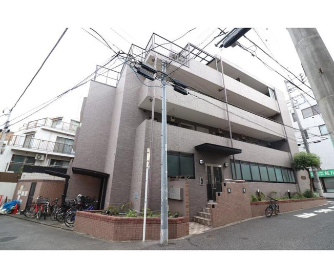 【外観】 | コスモフラワー | 鉄筋コンクリート造のがっちりとした建物。