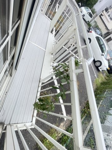 寝屋川市高柳２丁目の賃貸マンションのバルコニー
