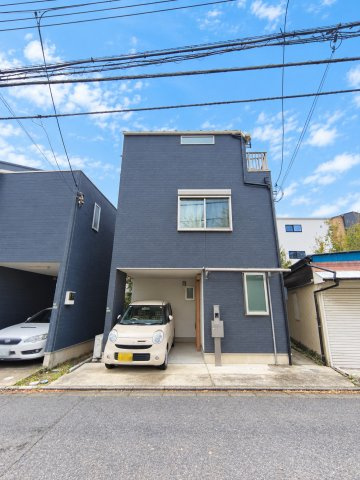 足立区江北3丁目　中古住宅の外観|閑静な住宅地です！！
デジタル加工がしてある写真です。