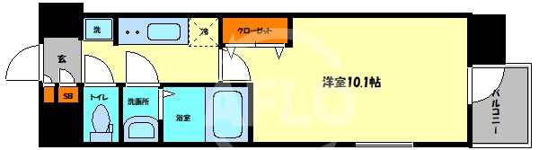 スプランディッド京橋EASTの間取り|スプランディッド京橋EAST　間取り