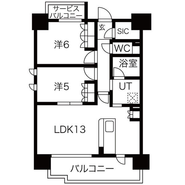 旧　GRAN PASEO心斎橋EASTの間取り
