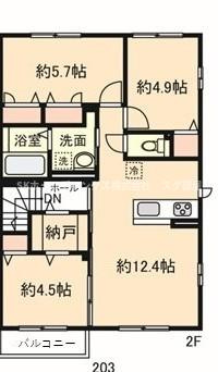 スクワールおおいⅠの間取り
