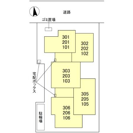 グランピース駒川の区画図|グランピース駒川