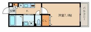 シャテロハイツ弐番館の間取り|間取りです。