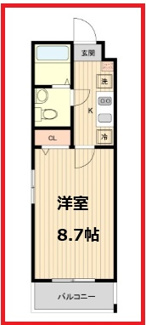 【間取り】 | エヌフラッツ扇大橋