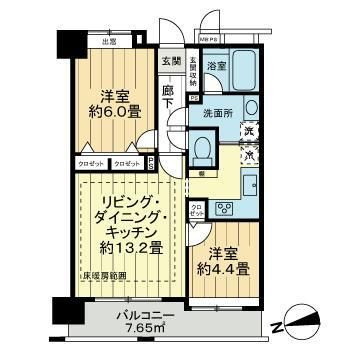 ライオンズマンション渋谷道玄坂の間取り