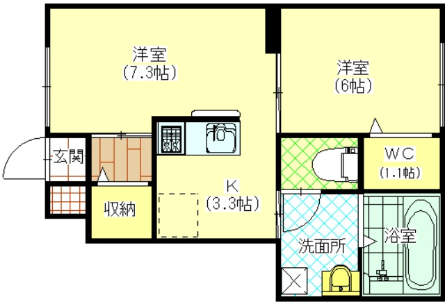 ラガールの間取り