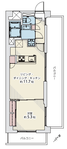 WTC武蔵小山マンションの間取り